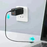 Fast mobile phone charger With USB and Type C port - EX-STOCK CANADA