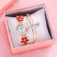 Women's Bracelet Watch Flower Disk Two-piece Bracelet Set - EX-STOCK Canada