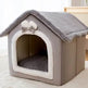 Foldable Dog House Pet Cat Bed Winter Dog Villa Sleep Kennel Removable Nest Warm Enclosed Cave Sofa Pets Supplies - EX-STOCK Canada