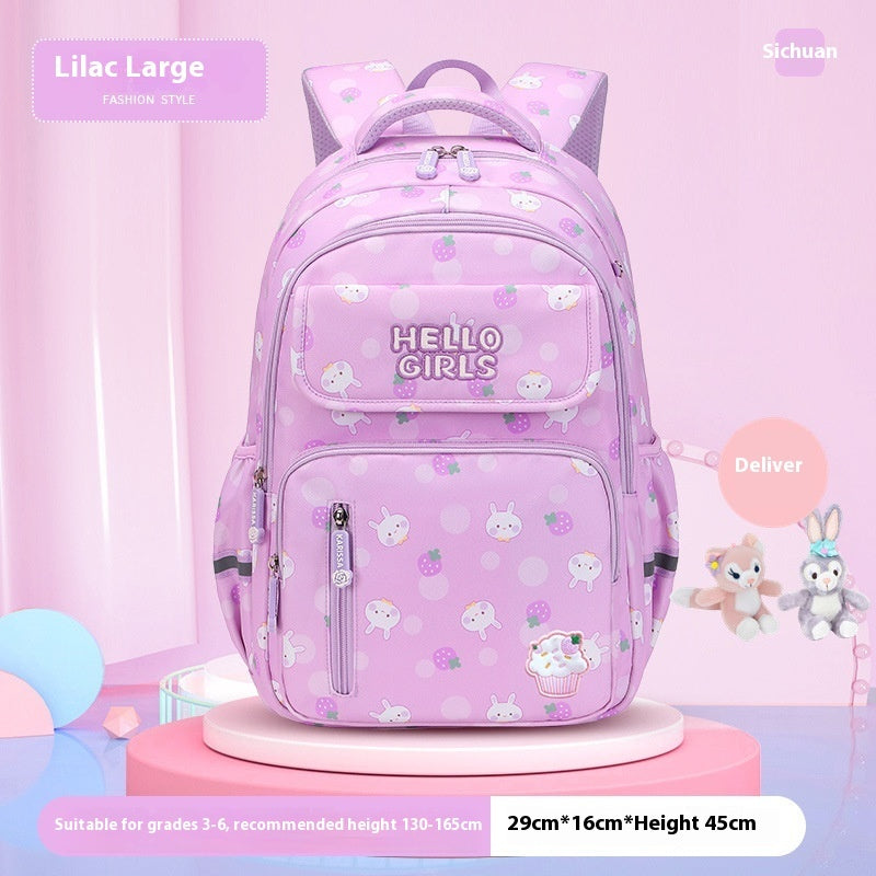 6-12-year-old Primary School Children's Backpack Large Capacity Schoolbag EX-STOCK