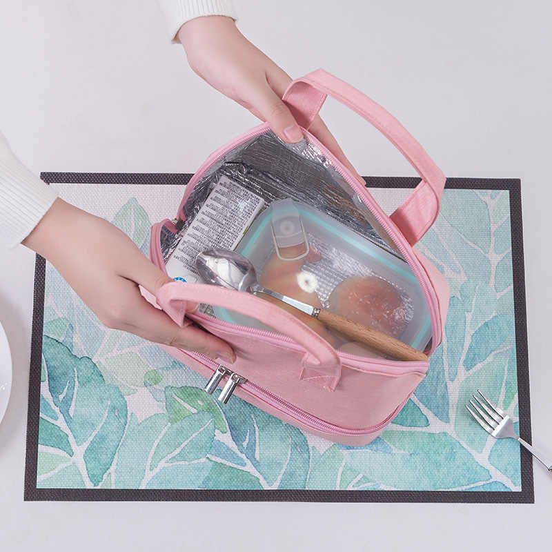 Lunch Box Women's Fashion Portable Lunch Bag EX-STOCK Canada