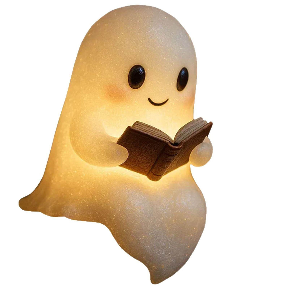 Cute LED Ghost Night Light Children's Nightlight Gift Bedside Sleep Lamp Halloween Decorations Lovely Ghost Lamp Warm Light - EX-STOCK Canada