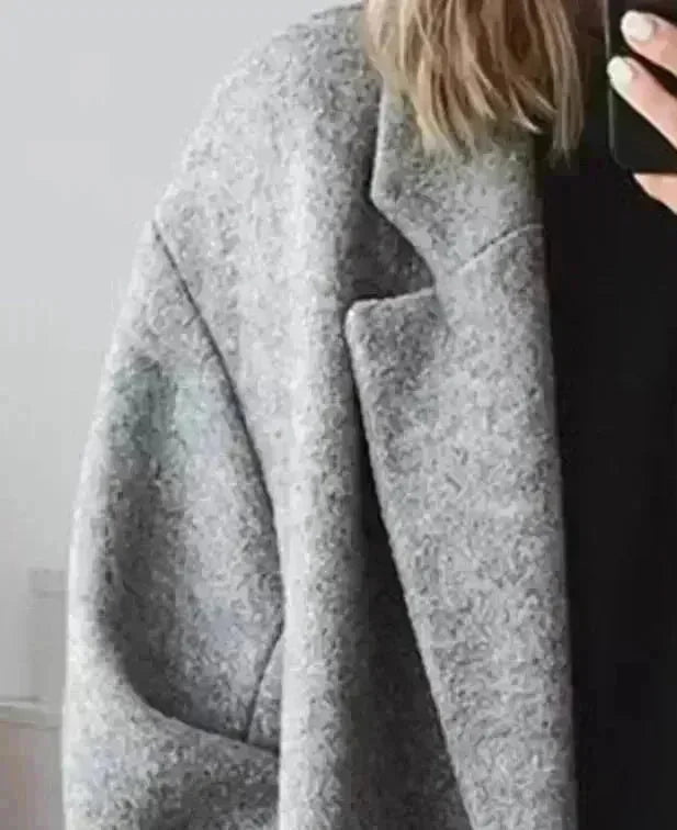 Buy Fall Winter long wool trench coat for women Cashmere trench coat - EX-STOCK CANADA