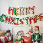 14 Pieces Of 16 Inch Candy Colored Christmas Banner Christma - EX-STOCK Canada