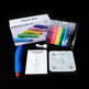 Electric Airbrush Spray Pen & Watercolour Pen Set – 12 Colours with Templates 8