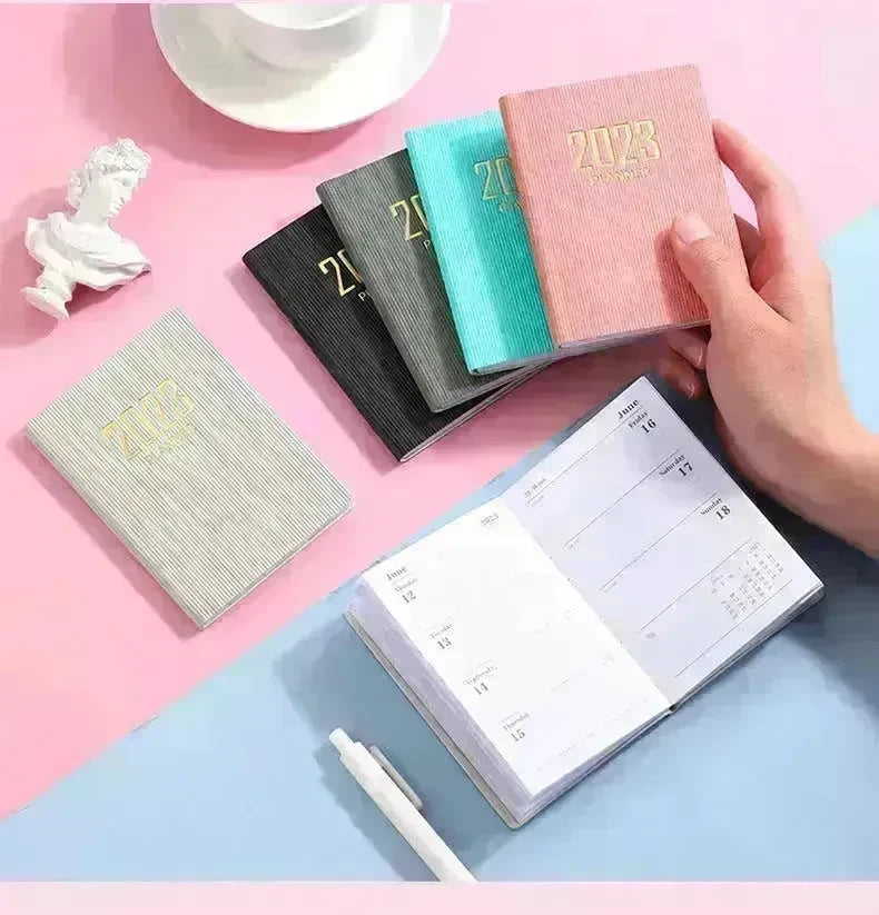 Mini Notebook 365 Days Portable Pocket Notepad Daily Weekly Agenda Planner - EX-STOCK CANADA