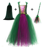 Halloween Costume Witch Children Dress Cloak Broom Set - EX-STOCK Canada