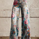 Plus-size Womens Casual Pants Lightweight Denim-look 