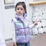 Down Cotton Vest Autumn And Winter Waistcoat Winter Clothing Children Sleeveless Puffer jacket - EX-STOCK CANADA