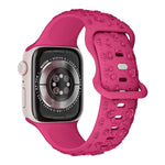 Embossed Rose Silicone Watch Strap - EX-STOCK Canada