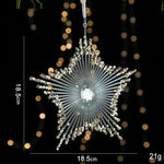 Christmas Decorations Sequins Acrylic Transparent Pendant - EX-STOCK CANADA