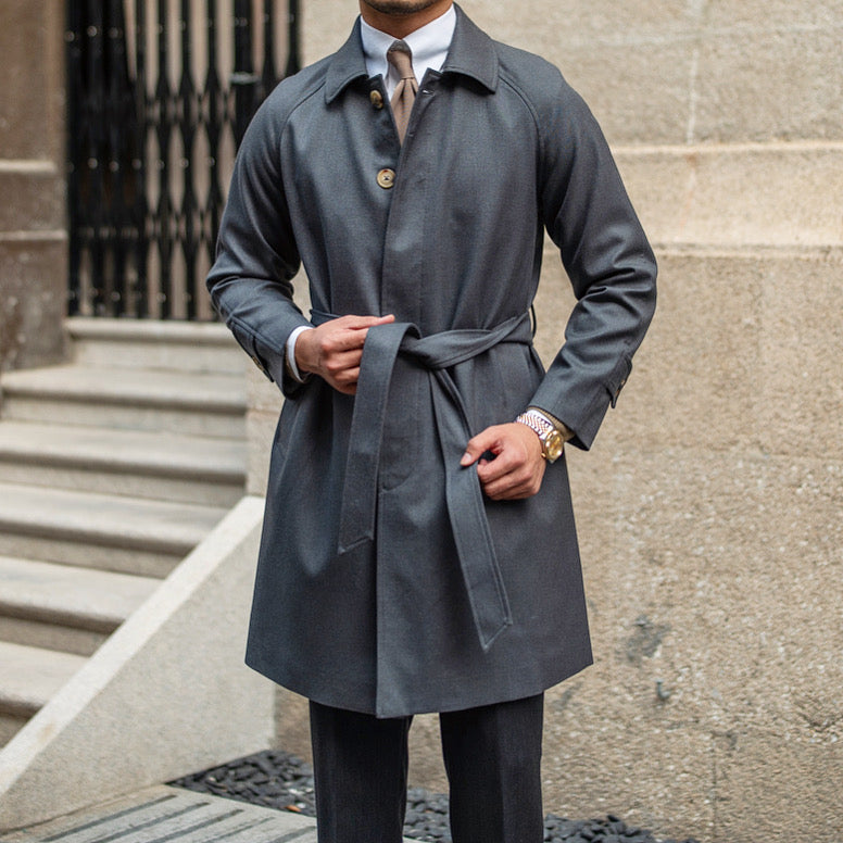 Wool Winter Trench Coat Single-breasted Coat | EX-STOCK product gallery photo 4