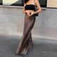 Leopard Long Skirt Fashion Mermaid Skirt Womens Clothing - EX-STOCK Canada