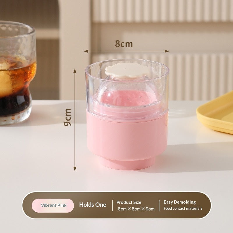 Ice Ball Mold – Quick-Freeze Sphere Maker for Cocktails & Whiskey Drinks