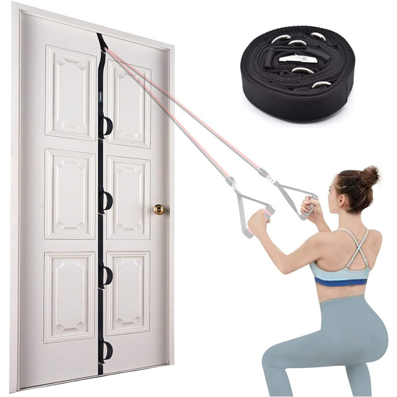 Accessoires de fitness à ancrage multiple pour la maison Strap de porte portable 