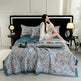 Printed Washed Tencel Summer Cooling Duvet Four-piece Set EX-STOCK Canada 