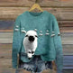 3D Printed Christmas Round Neck Sweater - EX-STOCK CANADA