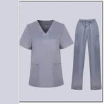 Women Nurse Uniform Female - Hospital Nurse Costume - V Neck Top Pants Set - EX-STOCK Canada