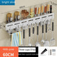 Wall-Mounted No-Drill Kitchen Utensil Rack with Hooks — product view 13 of 17 | EX-STOCK