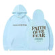 New Hoodie Faith Fear Men's And Women's Printed Sweatshirt - EX-STOCK CANADA