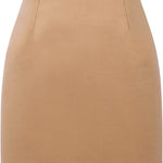 Women's High Waist Plaid Tight Pencil Wool Mini Skirt - EX-STOCK Canada