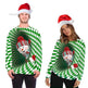 Ugly Christmas Sweater Santa Elf Couple Sweatshirt - EX-STOCK Canada