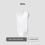 Cotton Anti-Pilling Ankle socks absorbing Invisible Tight Mesh Boat Socks - EX-STOCK CANADA