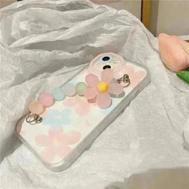 Fashion Flower Bracelet Silicone Phone Case - EX-STOCK CANADA