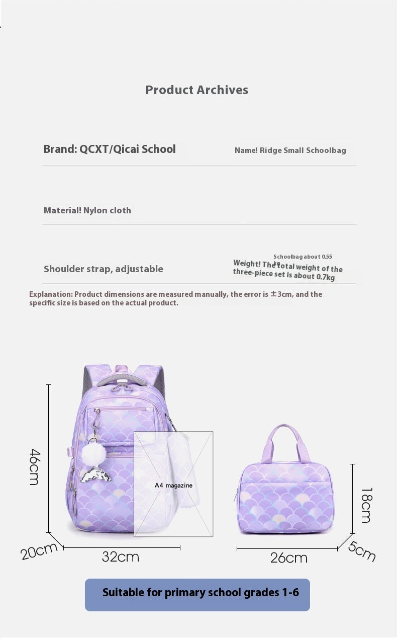 Printed Primary School Student Schoolbags Burden Alleviation Waterproof EX-STOCK