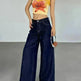 Fashion American Retro Wide Leg Baggy Jeans Pant For Women - EX-STOCK CANADA