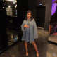 Lapel Patch Pocket Bell Sleeve Denim Dress - EX-STOCK Canada