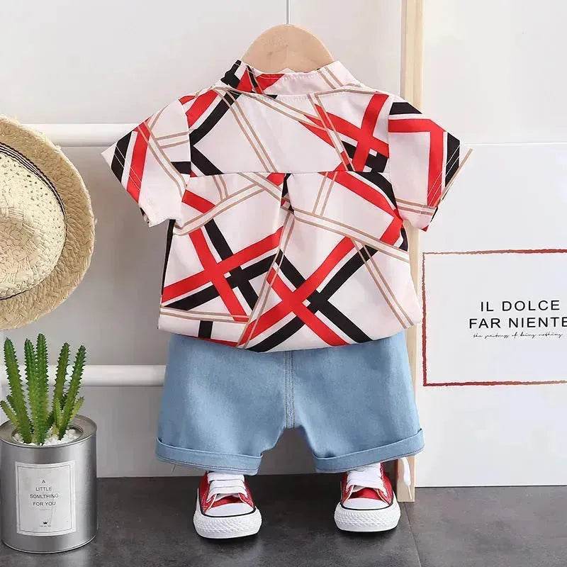 Cross-border Suit Short Sleeve Two-piece - EX-STOCK Canada