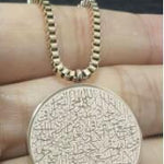 Stainless Steel Arabic Disc Necklace Bracelet - EX-STOCK Canada