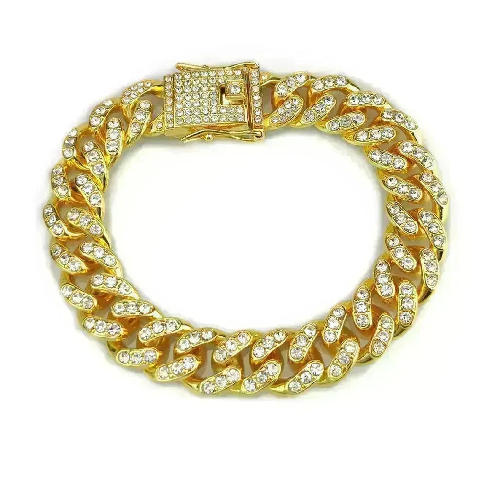 Zinc Alloy Wide Hip Hop Cuban Link Chain Necklace - EX-STOCK CANADA