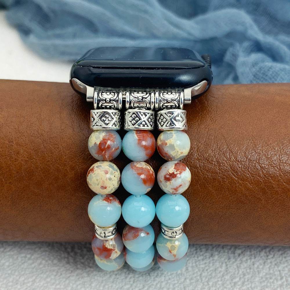 Simple And Versatile Beaded Bracelet smart watch strap - EX-STOCK Canada