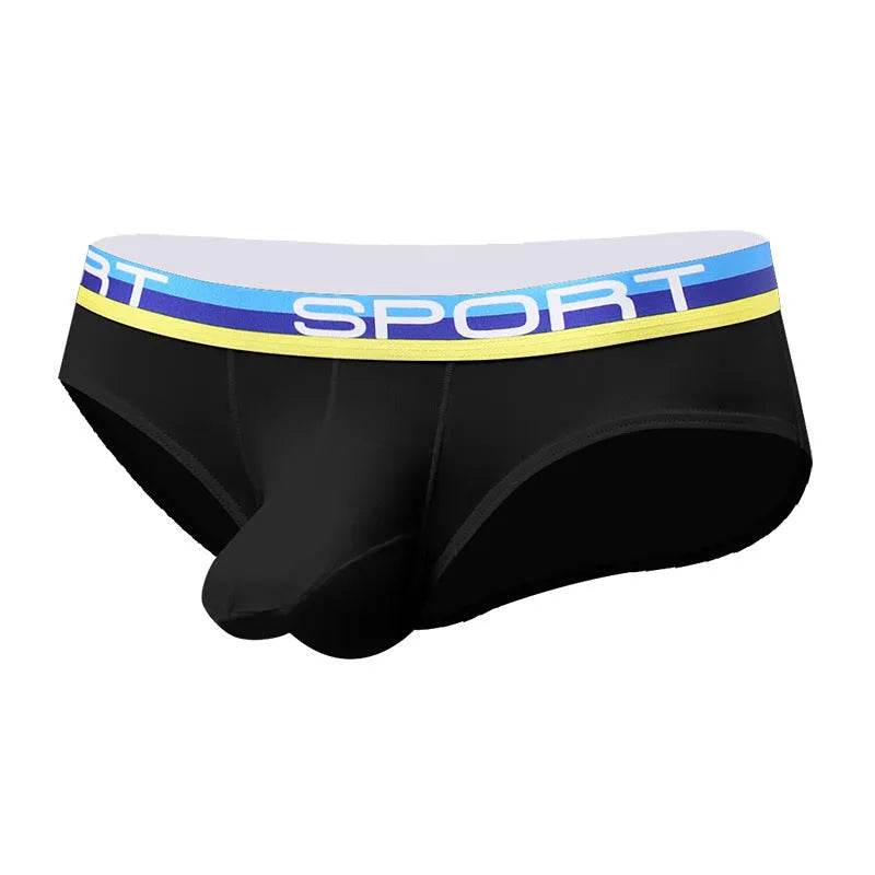 Silk Quick dry Breathable Ball sack Briefs with Pouch underwear men. - EX-STOCK CANADA