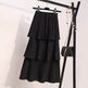Women's Spring And Summer Chiffon layered Midi maxi Skirt - EX-STOCK Canada