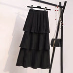 Women's Spring And Summer Chiffon layered Midi maxi Skirt - EX-STOCK Canada