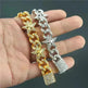 Hipster Five-pointed Star Cuban Link Chain Bracelet - EX-STOCK CANADA