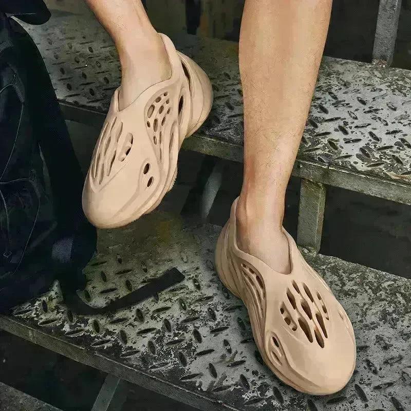 Non Slip Slides Slippers Clogs Closed-toe Garden Shoes Outdoor Sandals Beach Shoes 