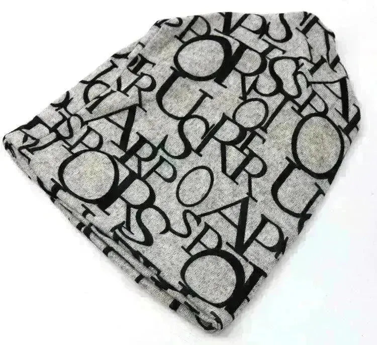 Female's Cotton Letter turban confinement fashion hat - EX-STOCK CANADA