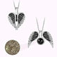 Female's Love Angel Wings Necklace - EX-STOCK CANADA