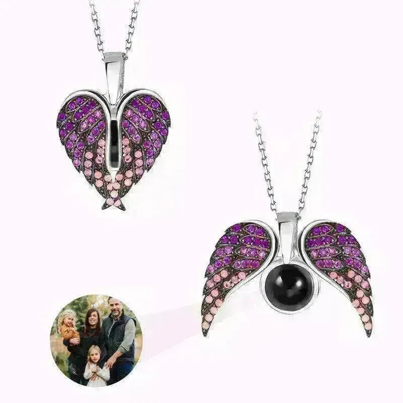 Female's Love Angel Wings Necklace - EX-STOCK CANADA