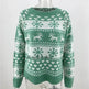 Elk Autumn And Winter New Knitted Round Neck Women's Christmas Snowflake Pullover Women's Sweater - EX-STOCK Canada