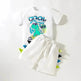 Boys' Short-sleeved Cartoon Cute Short Sleeve Shorts Two-piece for boys - EX-STOCK Canada