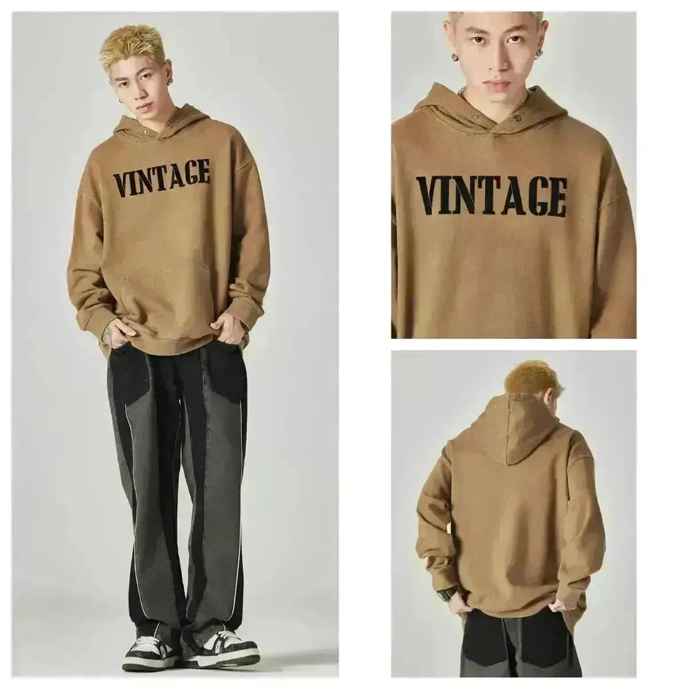 Men's Fashion Casual Hoodie Sweatshirt Pullover top men - EX-STOCK CANADA