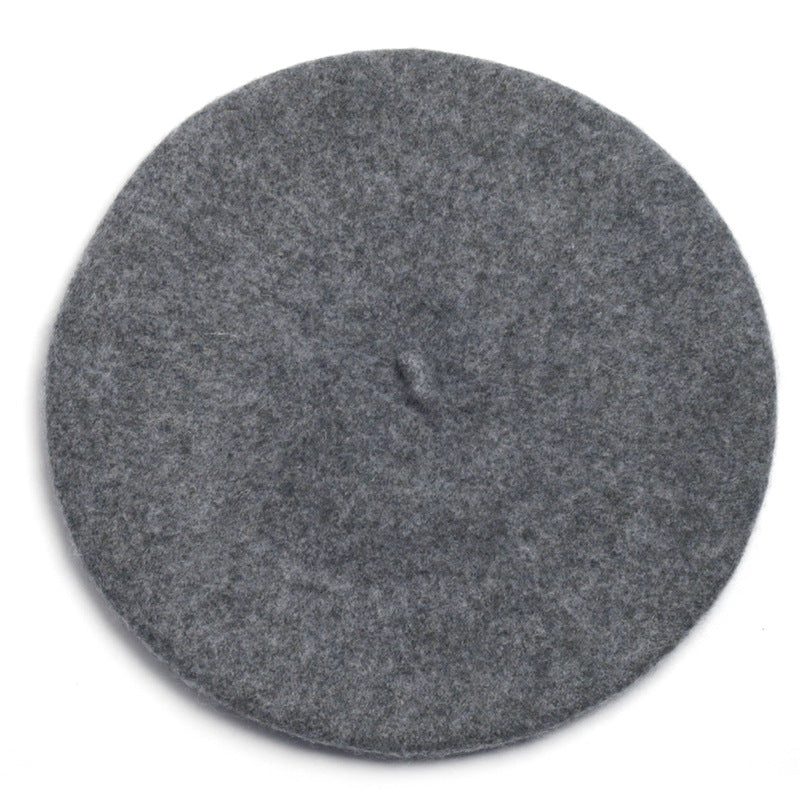 Autumn And Winter Hat Women's Wool Beret | EX-STOCK product gallery photo 27