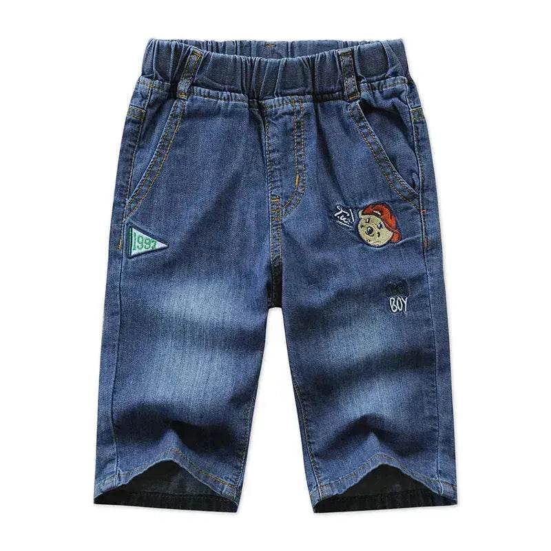 Simple And Versatile Casual Boys' Denim Capris Denim Pant Trouser for boys - EX-STOCK Canada