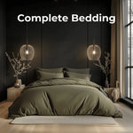 Solid Color Simple Bedding Grey Duvet Cover EX-STOCK Canada 