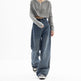 High Waist Straight Wide Leg Blue Jeans for Women – Sizes M to 4XL